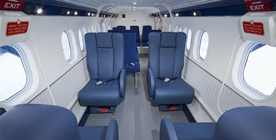 Viking Air Seaplane interior