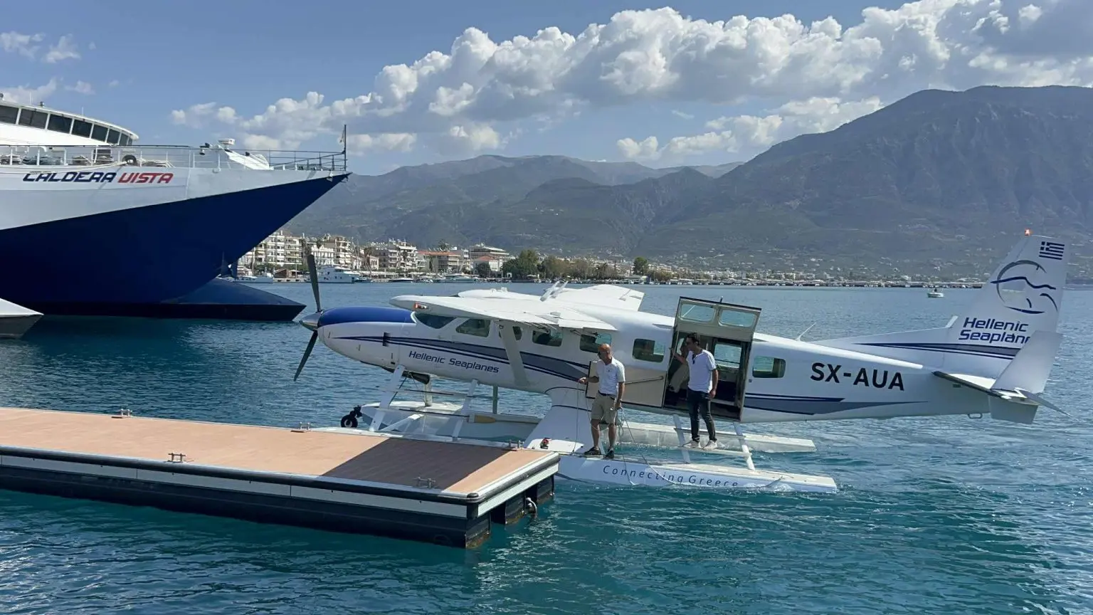 Υδροπλάνο της Hellenic Seaplanes στην Καλαμάτα