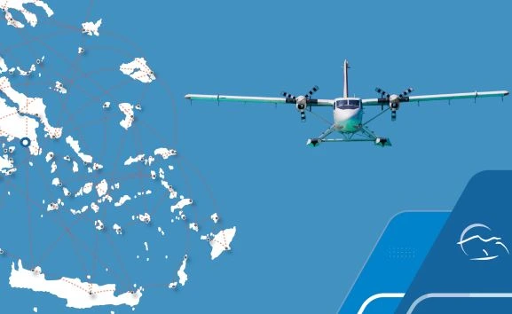 τα υδροπλάνα της Hellenic Seaplanes στο Νότιο Αιγαίο