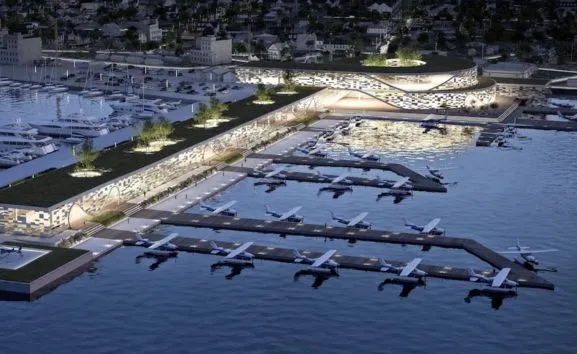 μακετα υδατοδρομιου Ελευσινας - Hellenic Seaplanes